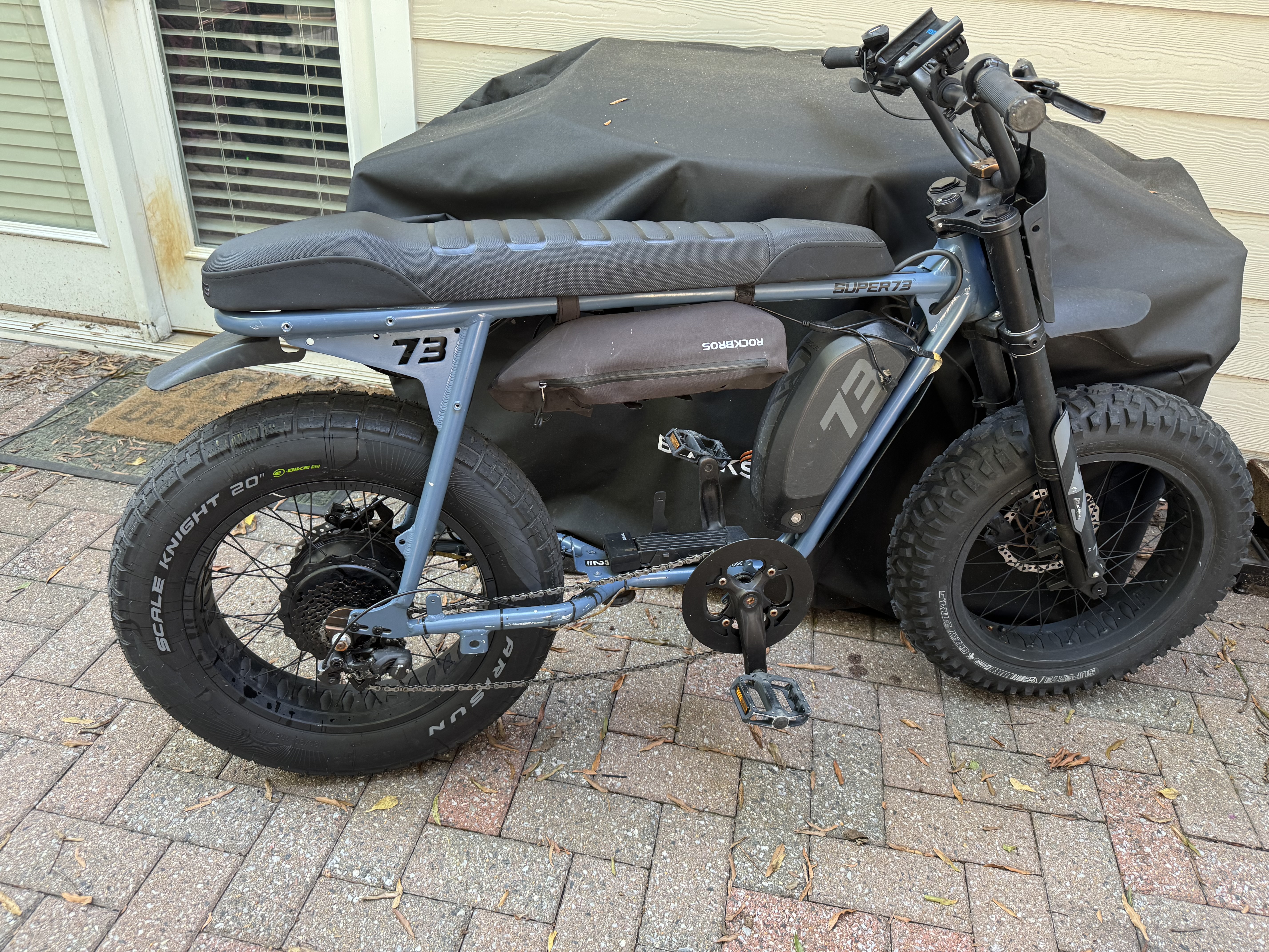 Panthro Blue Super73 S-Adventure side view