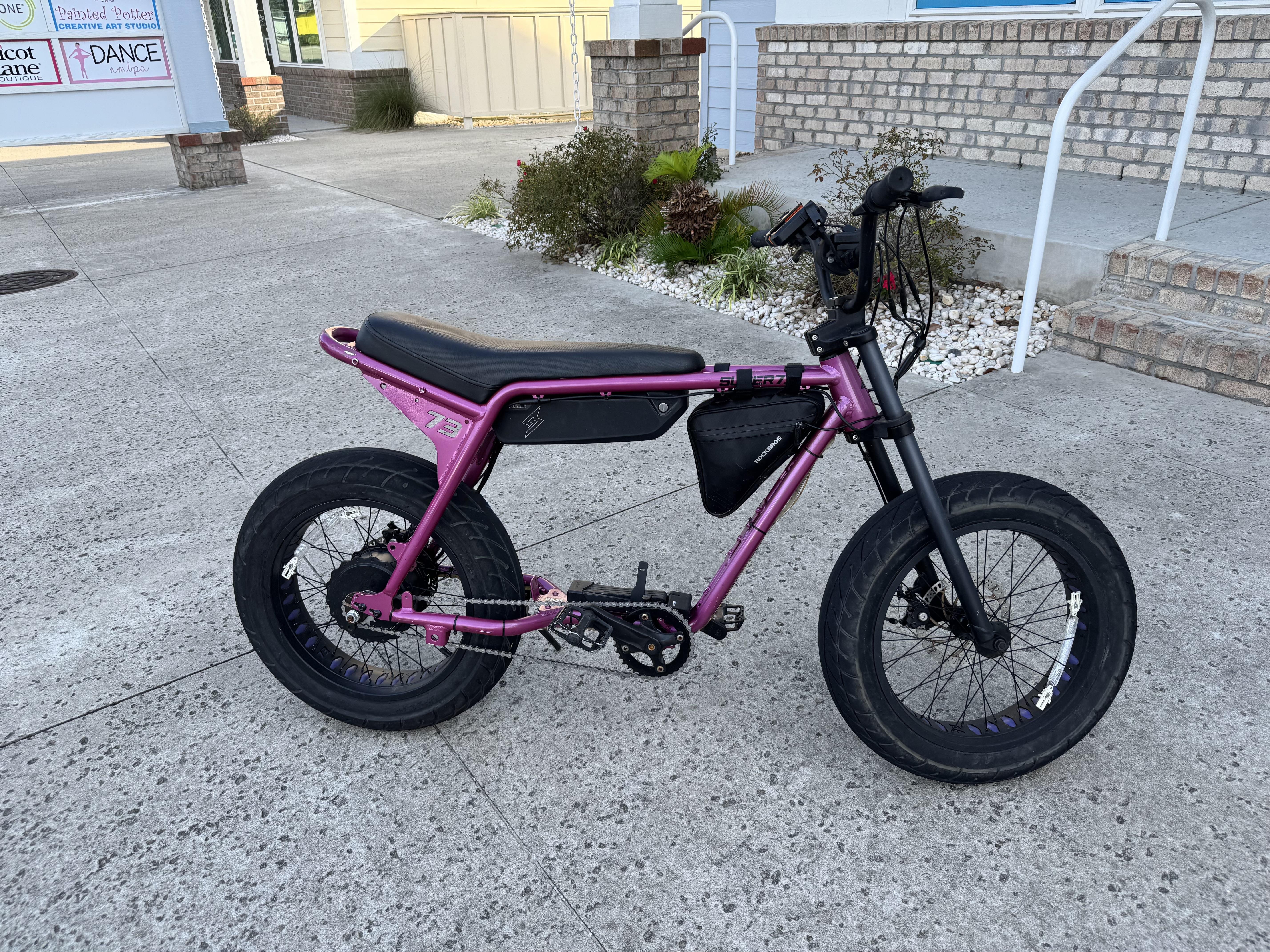 Prickly Pink Super73 ZX side view